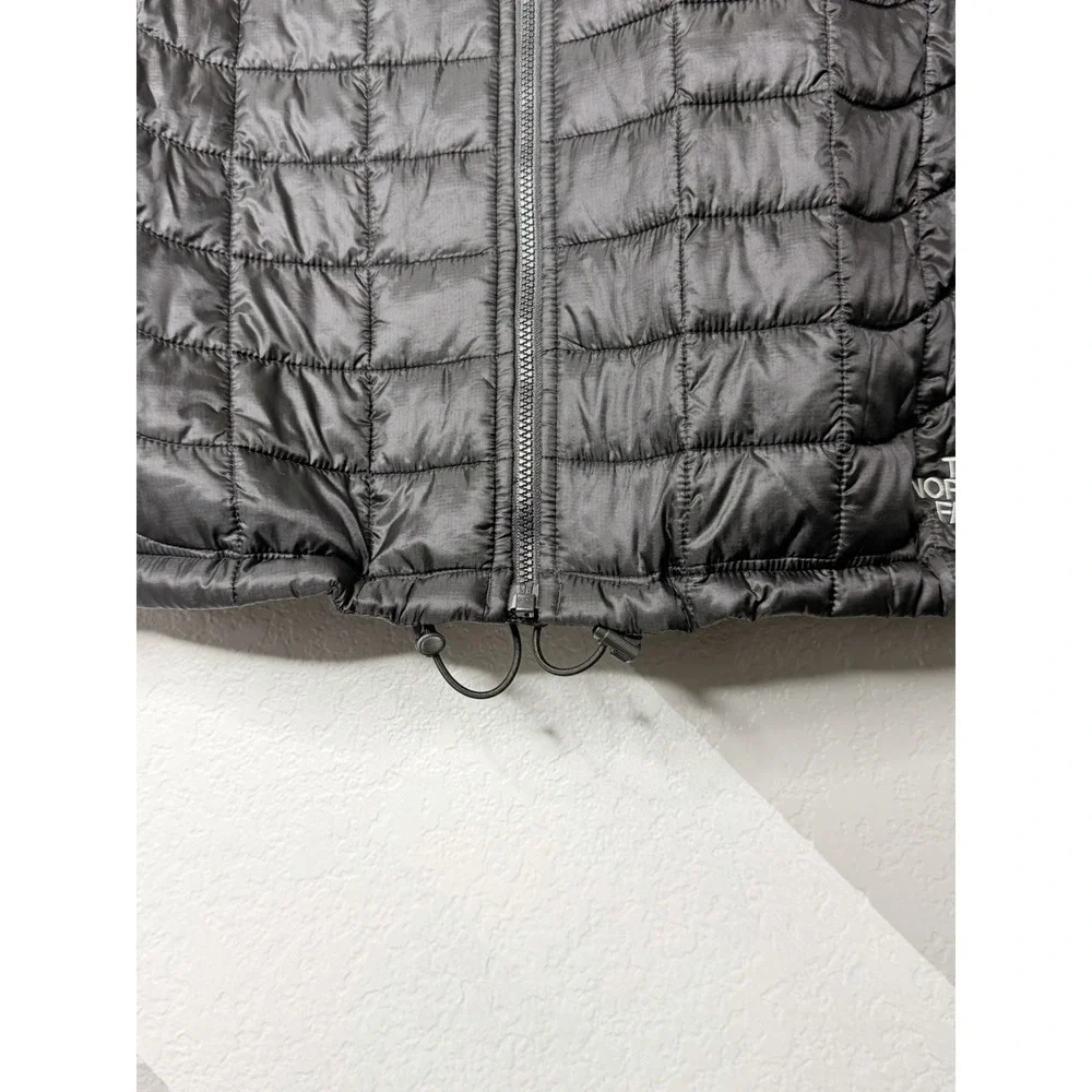 The North Face ThermoBall Quilted Vest Upstart Logo Black Men's Size Medium M